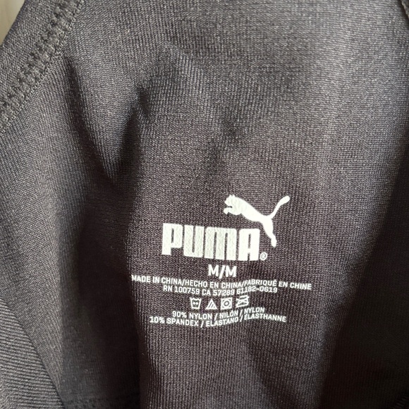 TWO PUMA SPORTS BRAS- A Vibrant Pink Sports Bra AND a Black Sports Bra. - Picture 8 of 8